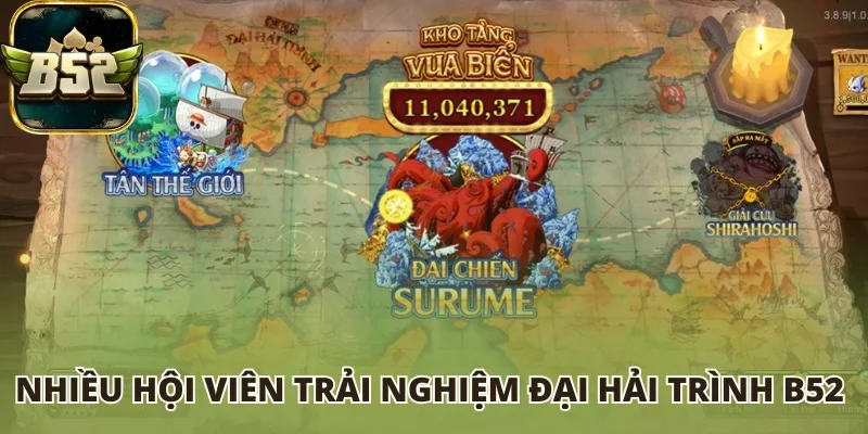 Nhiều hội viên trải nghiệm Đại hải trình B52 club